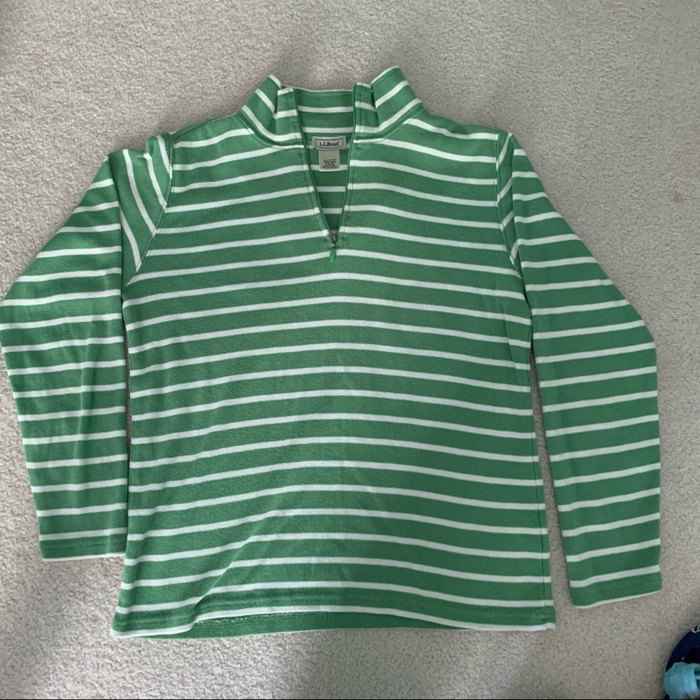 Vintage ll.bean quarter zip